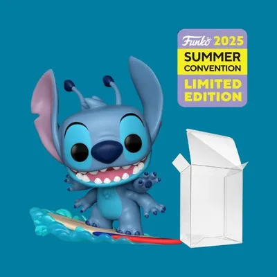 Immagine prodotto di FUNKO POP! Figurina in vinile Disney Lilo & Stitch - Stitch sulla tavola da surf 1594 Con Special