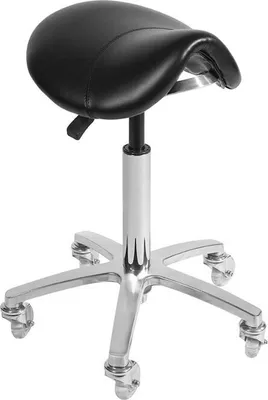 Produktbild von Sattelrollhocker Jockey Zwart-zilver