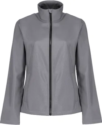Produktbild von Regatta Professional - Softshelljacke Zum Bedrucken für Damen RG3561 (36 DE) (Steingrau/Schwarz)