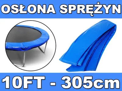 Image de Coussin de protection pour trampoline 3 m bleu