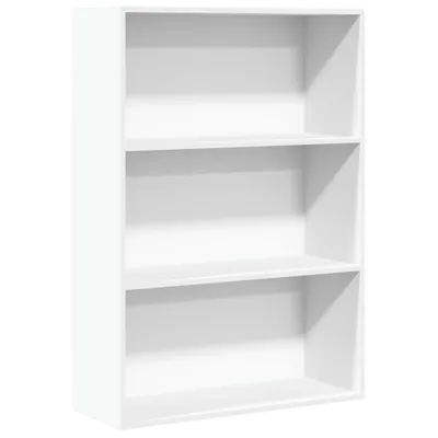 Image de vidaXL Bibliothèque blanche 80x30x114 cm Bois composite
