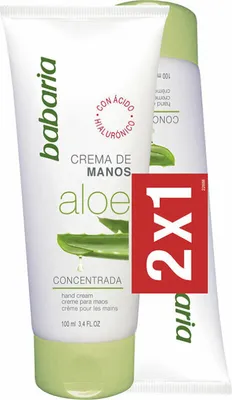 Obrázok produktu pre Babaria Krém na ruky s aloe vera 2 x 100 ml