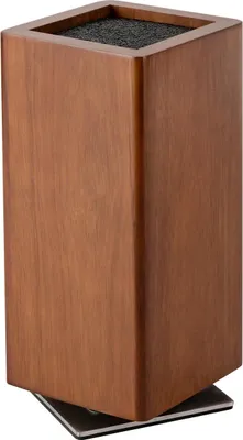 Obrázek produktu pro Magnetický blok na nože - Držák kuchyňských nožů - Otočný o 360° - Bez nože - 11 × 11 × 24,6 cm - Barva švestky