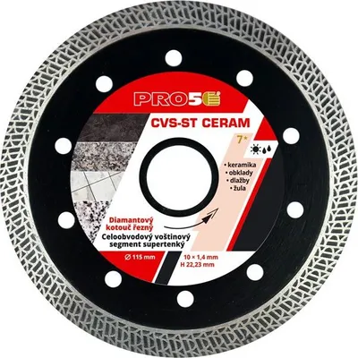 Produktbild von PRO5 | Diamantscheibe für Fliesen Ø115 mm - jolly edges