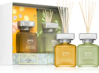 Produktbild von ipuro Essentials Cardamom & Ginger 2 x 50 ml Diffuser Geschenkset