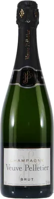 A bottle of champagne on a white background.