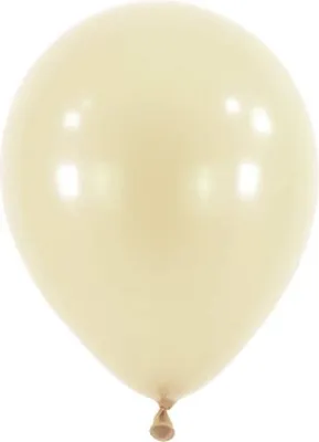 Produktbild von Cremefarbene Latexballons, Decorator Fashion Sand, 12 cm, 100 Stück.