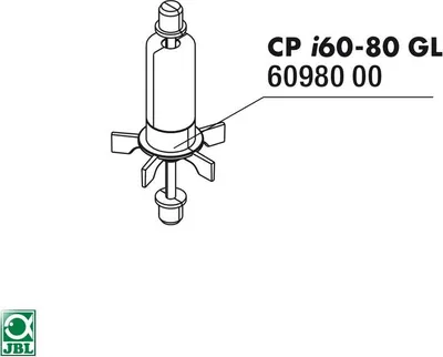 Produktbild von JBL Ersatzteil CP i_gl 60/80 Rotor-Set