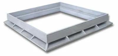 Produktbild von MARLEY Schachtdeckelrahmen 200x200 Grau