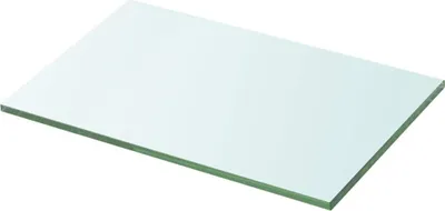 Obrázek produktu pro vidaXL Police 2 ks skleněné průhledné 20x25 cm