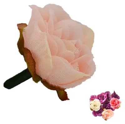 Deko Rose , Rosenblüte hellrosa