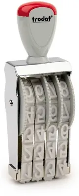 Produktbild von WEDO Stempel Zahlen 7mm 4stellig. 1574