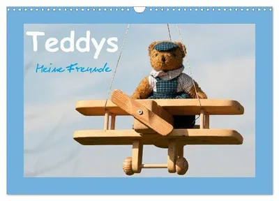 Produktbild von Teddys Meine Freunde (Wandkalender 2027 DIN A3 quer), CALVENDO Monatskalender
