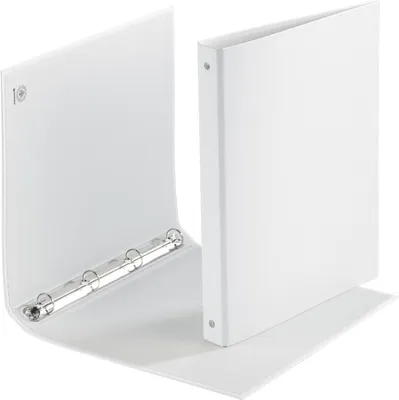 Produktbild von DONAU 3733001F-09 Ringbuch 4-Ringe weiß 3,5 cm DIN A4