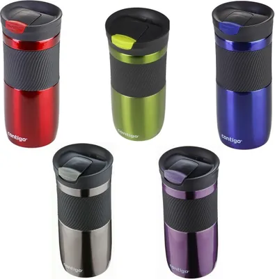 Produktbild von ContiGo! Byron Edelstahl Thermobecher Trinkflasche Snapseal NEUE FARBEN! Gunmetal