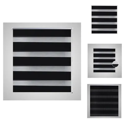 Image de Store double 60 x 120 cm noir - Stores et enrouleurs