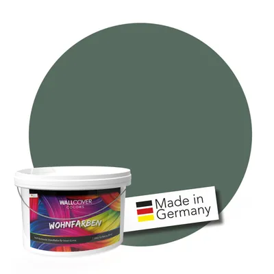 Produktbild von WALLCOVER Wandfarbe Waldgrün Hochdeckend Klasse 1 Matt 2,5L für 20 m²