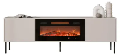 Produktbild von MIRJAN24 TV-Schrank Domi 180 EF 2D mit kamin und mit zwei Drehtüren (Farbe: Cashmere)