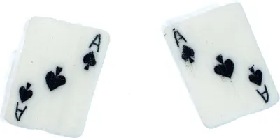 Produktbild von Karten Stecker Miniblings Ohrstecker Ohrringe Skat Poker Pokern Spielkarten 5mm
