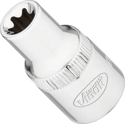 Produktbild von Vigor V2731N, Steckschlüsselbuchse, Edelstahl, 1 Kopf/Köpfe, 1/2", Metrisch, 11 mm