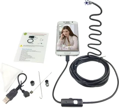 Zdjęcie produktu dla ENDOSKOP / KAMERA INSPEKCYJNA do Telefonu na ANDROID / USB 3,5M 5.5mm