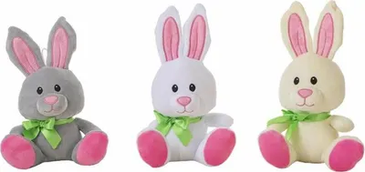 Image de Lapin en peluche 24 cm