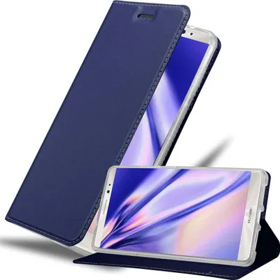 Produktbild von Cadorabo Handyhülle für Huawei MATE 8 Schutz Hülle in Blau Cover Etui Book Case Booklet