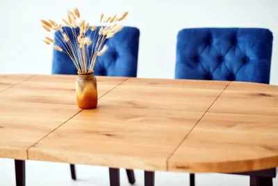 Zdjęcie produktu dla Stół + 6 krzeseł Chesterfield zestaw krzeseł tapicerowanych fotel drewniany jadalnia