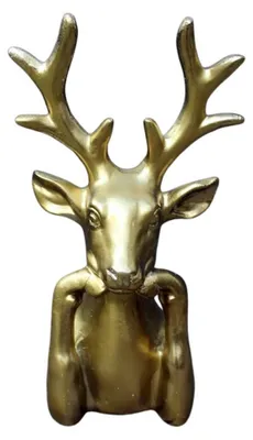 Produktbild von Hirsch Dekofigur gold Antikstil H20cm