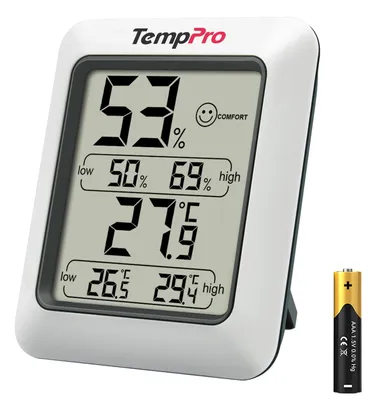 Productafbeelding van TempPro TP50 Digitale Hygrometer Thermometer Binnenthermometer