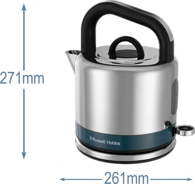 Produktbild von Russell Hobbs Distinctions Wasserkocher 1,5L 2400W Edelstahl Teekocher Retro