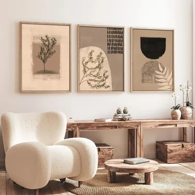 Image de Wallity, Huhu260 - 50 x 70, Tableaux, Multicolore, MDF, 50 x 70 cm