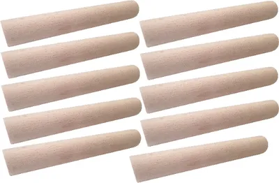 Zdjęcie produktu dla WAŁEK fi30 L200 mm Drewniany pionek toczony BUK 10 sztuk