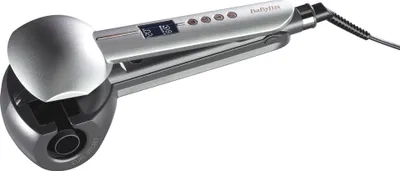 Immagine prodotto di BaByliss C1600E. Tipo: Ferro arricciacapelli automatico, Tecnologia: Caldo, Temperatura (min): 180 °C. Colore del prodotto: Nero, Argento. Lunghezza cavo: 2,5 m, Tipo di display: LCD (C1600E)
