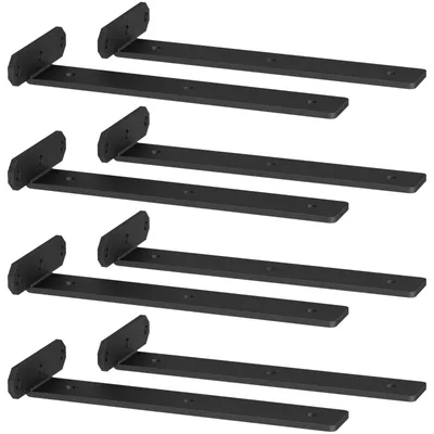 Image de Omgoods - Supports invisibles pour étagères, capacité de charge de 80 kg, lot de 8