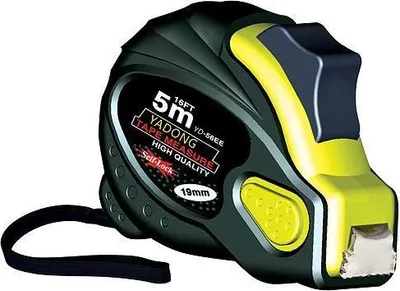 Immagine prodotto di Metro Strend Pro WorkTiger 106E, 10 m, 25 mm, Autostop, a nastro, gommato