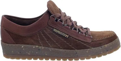Produktbild von Mephisto Rainbow Halbschuh 9858/ 1335, Brown, Velourleder/ Glattleder komb., SOFT AIR Technologie , Weite - G 42 1/2