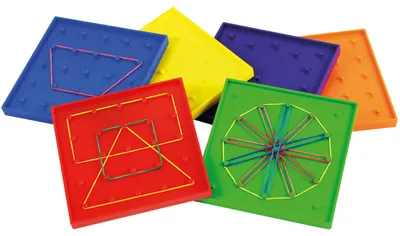 Immagine prodotto di EDUPLAY 120384 Lavagna geo, 12,5 cm, multicolore, 6 pezzi (1 set)