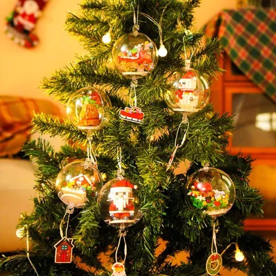 Imagen del producto de Adornos navideños de diseño propio, juego de 6 unidades