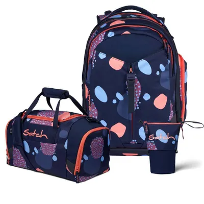 Produktbild von Satch Match Coral Reef Schulrucksack Set 3tlg.