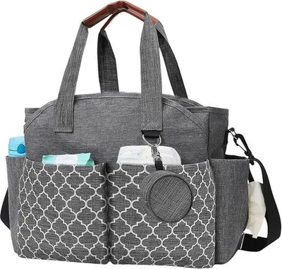 Produktbild von Famanu Wickeltasche große Kapazität - grau
