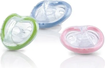 Produktbild von Nuby NT67554SACS8 Natural Touch FLEX 0-6 Silikon-Schnuller