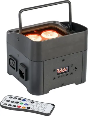 Produktbild von IBIZA TBOX-QUAD4 LED PAR Scheinwerfer 4x4W RGBA Trusslight Floorspot