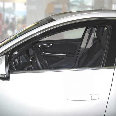 Immagine prodotto di Deflettore vento pioggia per Volvo S60 2010-2018 acrilico scuro 2 pezzi