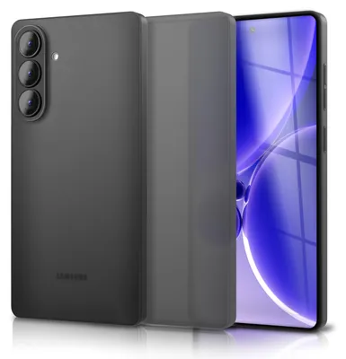 Immagine prodotto di Custodia rigida NALIA Ultra Slim per Samsung Galaxy S26 – Finitura opaca e spessore 0,3 mm – Custodia sottile con protezione totale della fotocamera – Marchio di Berlino – Nero trasparente