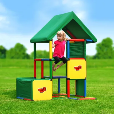 Produktbild von Quadro Universal Modularer Kletterbaukasten mit Stoffelementen, ab 6 Monaten, für drinnen und draußen