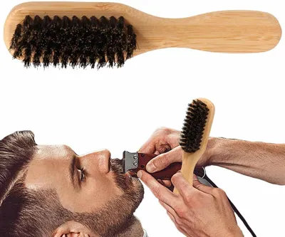 Produktbild von Bartbürste für Männer, Reise-Schnurrbartkamm