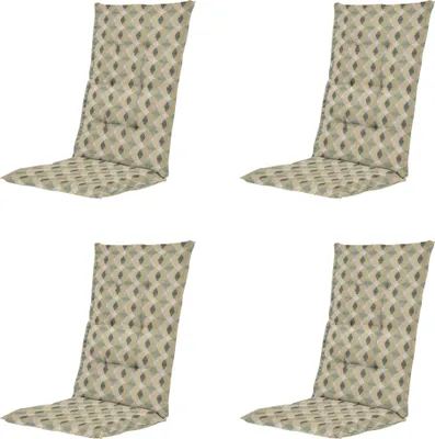 Produktbild von Madison - Rae Hochlehnerkissen - Grün - 123 x 50 x 5 cm - 4er-Set