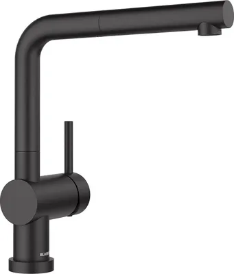 Produktbild von Blanco Linus-S-F Schwarz Matt - 527 523 Hochdruckarmatur