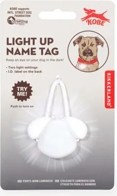 Produktbild von Kobe Light Up Name Tag LED-Licht für deinen Hund bei Nacht & Dämmerung